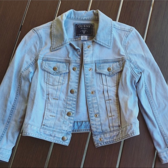 Guess Cropped Jacket - Picture 1 of 4